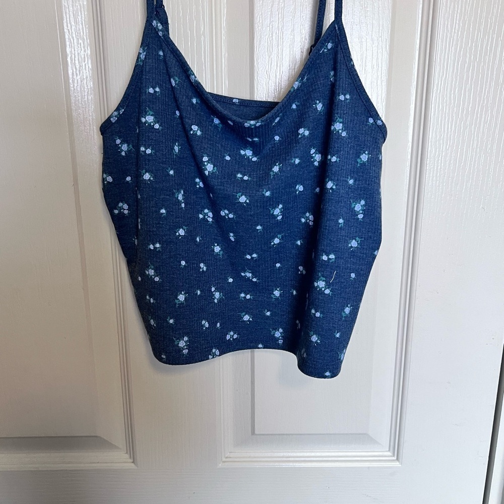 American Eagle Outfitters Navy Floral Camisole
